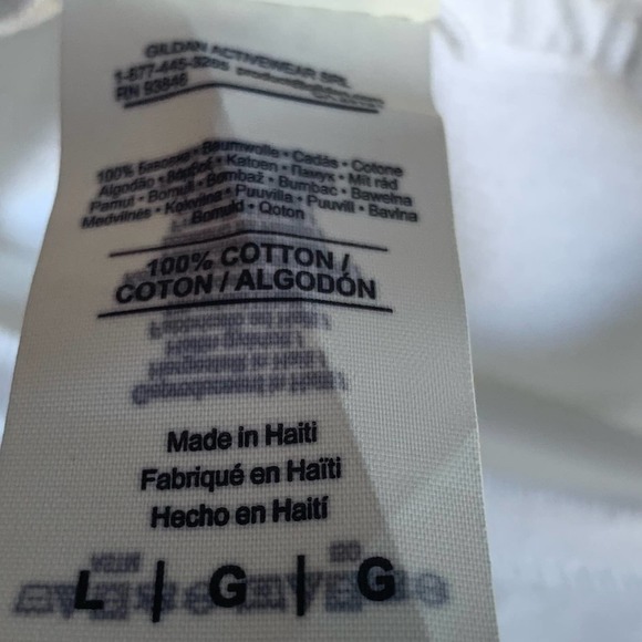 Gildan Poshmark Poshfest 2020 White Shirt Size Large - Picture 6 of 6